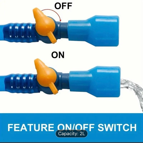 2 liter bladder water bag . Great for all outdoor sports to help stay hydrated - Picture 3 of 5